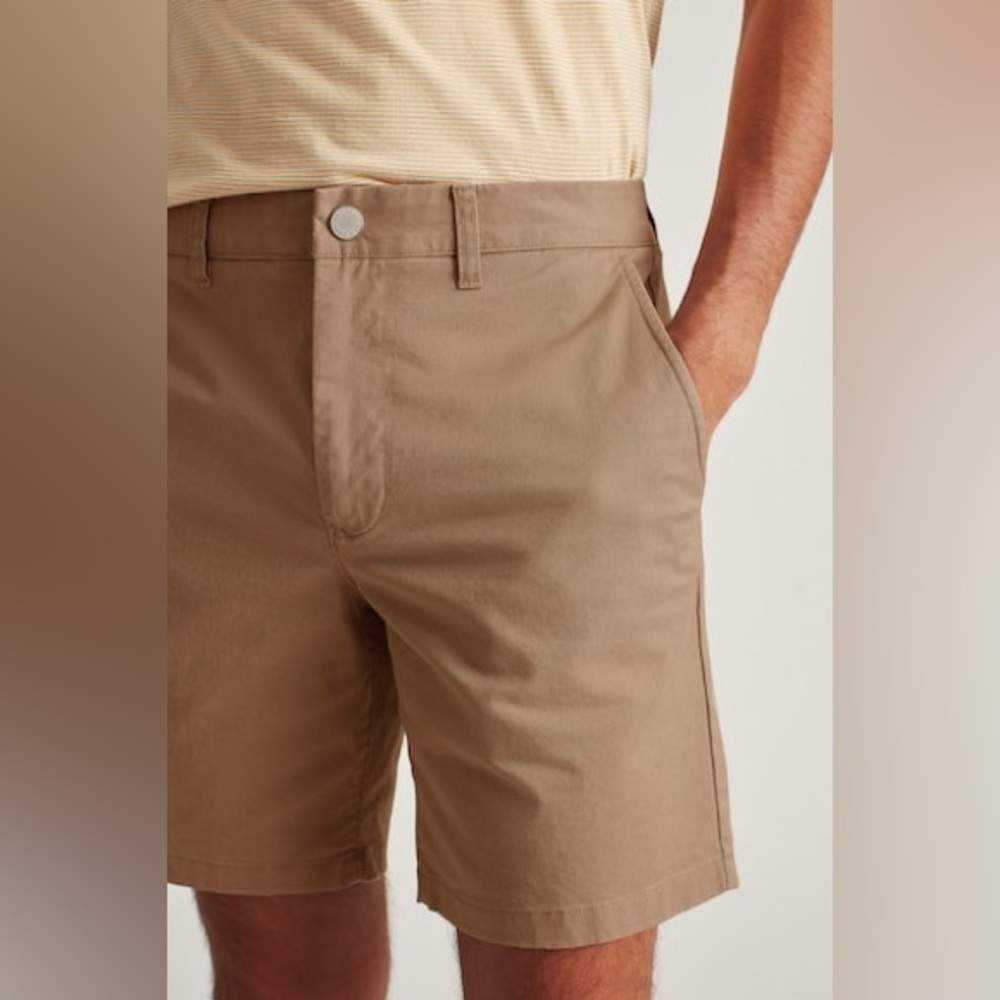 Bonobos Men’s Chino Khaki Shorts, 9” inseam & 36” waist. Lightly used.